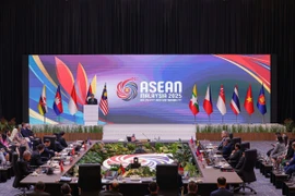 Quang cảnh Hội nghị Bộ trưởng Ngoại giao ASEAN được tổ chức trong khuôn khổ Hội nghị cấp cao ASEAN lần thứ 46 tại Trung tâm Hội nghị Kuala Lumpur, ngày 25/5 vừa qua. (Ảnh: TTXVN phát)