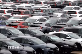 Ôtô sản xuất tại Anh. (Ảnh: PA/TTXVN)