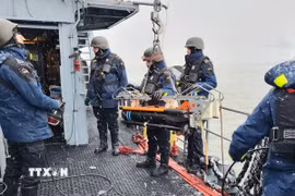 Binh sỹ tham gia một cuộc tập trận của NATO ở biển Baltic hồi cuối năm ngoái. (Ảnh: Reuters/TTXVN)
