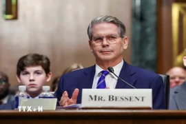 Ông Scott Bessent được Thượng viện Mỹ phê chuẩn làm Bộ trưởng Tài chính hôm 27/1/2025. (Ảnh: USA Today/TTXVN)