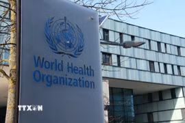 Trụ sở Tổ chức Y tế Thế giới (WHO) tại Geneva (Thụy Sĩ). (Ảnh: THX/TTXVN)