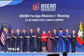 Các đại biểu tại Hội nghị Bộ trưởng Ngoại giao ASEAN. (Ảnh: Viên Luyến/TTXVN)