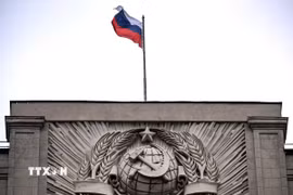 Trụ sở Duma Quốc gia Nga tại Moskva. (Ảnh: AFP/TTXVN)