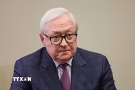 Thứ trưởng Ngoại giao Nga Sergei Ryabkov tại một cuộc họp ở ngoại ô Moskva. (Ảnh: AFP/TTXVN)