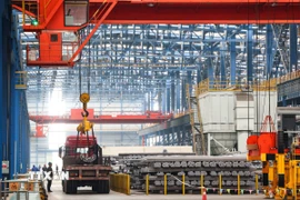 Một nhà máy sản xuất thép tại tỉnh Hà Bắc (Trung Quốc). (Ảnh: THX/TTXVN)