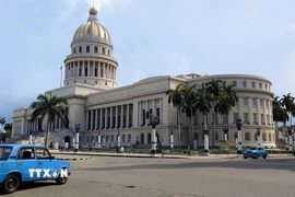 Tòa nhà Capitolio (El Capitolio) tại Thủ đô La Habana, nơi đặt trụ sở Quốc hội Cuba. (Ảnh: Phi Hùng/TTXVN)