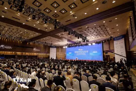 Lễ khai mạc Hội nghị thường niên Diễn đàn châu Á Bác Ngao 2025 tại Hải Nam (Trung Quốc) ngày 27/3/2025. (Ảnh: THX/TTXVN)