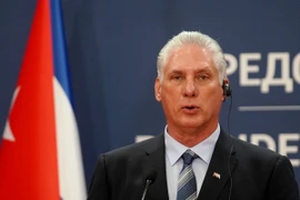 Chủ tịch Cuba Miguel Díaz-Canel. (Ảnh: AFP/TTXVN)
