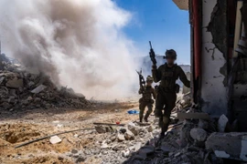 Binh sỹ Israel được triển khai tại Dải Gaza. (Ảnh: THX/TTXVN)