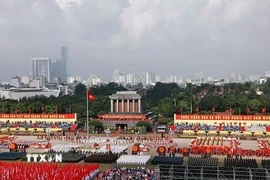Quang cảnh Lễ kỷ niệm tại Quảng trường Ba Đình sáng 2/9/2025. (Ảnh: Doãn Tấn/TTXVN)