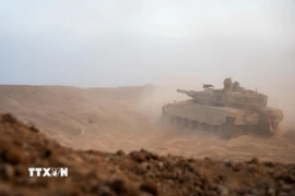 Binh sỹ Israel được triển khai tại Dải Gaza. (Ảnh: THX/TTXVN)