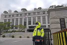 Tòa án Hiến pháp Hàn Quốc tại Thủ đô Seoul. (Ảnh: Kyodo/TTXVN)