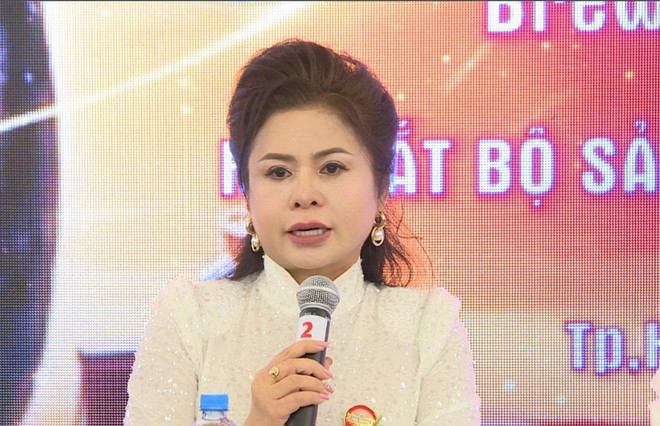 Dna Le Hoang Diep Thao, Director General al TNI King Coffee Group. (Foto: Huu Duyen/VNA) 2.jpg