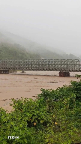 Đề phòng nguy cơ lũ quét, sạt lở đất ở Đà Nẵng và Quảng Ngãi. (Nguồn: TTXVN phát)