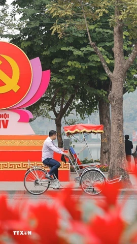 Đại hội XIV của Đảng mở ra một kỷ nguyên phát triển mới. (Ảnh: Minh Quyết/TTXVN)
