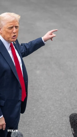 Tổng thống Mỹ Donald Trump. (Nguồn THX/TTXVN)