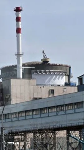 Quang cảnh nhà máy điện hạt nhân Khmelnytsky ở Ukraine. (Nguồn: Getty Images/TTXVN)