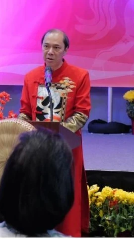 Đại sứ Nguyễn Quốc Dũng phát biểu tại chương trình. (Nguồn: VOV)