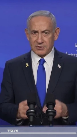 Thủ tướng Israel Benjamin Netanyahu. (Nguồn: THX/TTXVN)
