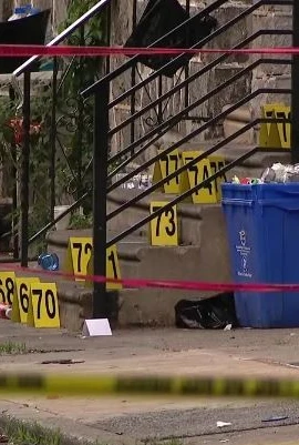 Hiện trường vụ nổ súng. (Nguồn: Fox29)