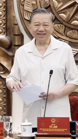 Tổng Bí thư, Chủ tịch nước Tô Lâm phát biểu chỉ đạo. (Ảnh: Thống Nhất/TTXVN)