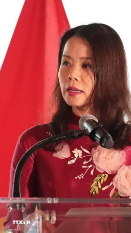 Thứ trưởng Bộ Ngoại giao Nguyễn Minh Hằng. (Ảnh: Thanh Tuấn/TTXVN)