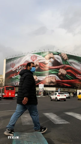 Quang cảnh thủ đô Tehran, Iran ngày 15/1/2026. (Nguồn: THX/TTXVN)