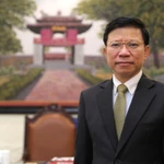 Giáo sư Hoàng Anh Tuấn, Hiệu trưởng Trường Đại học Khoa học Xã hội và Nhân văn (Đại học Quốc gia Hà Nội). (Ảnh: NTCC)