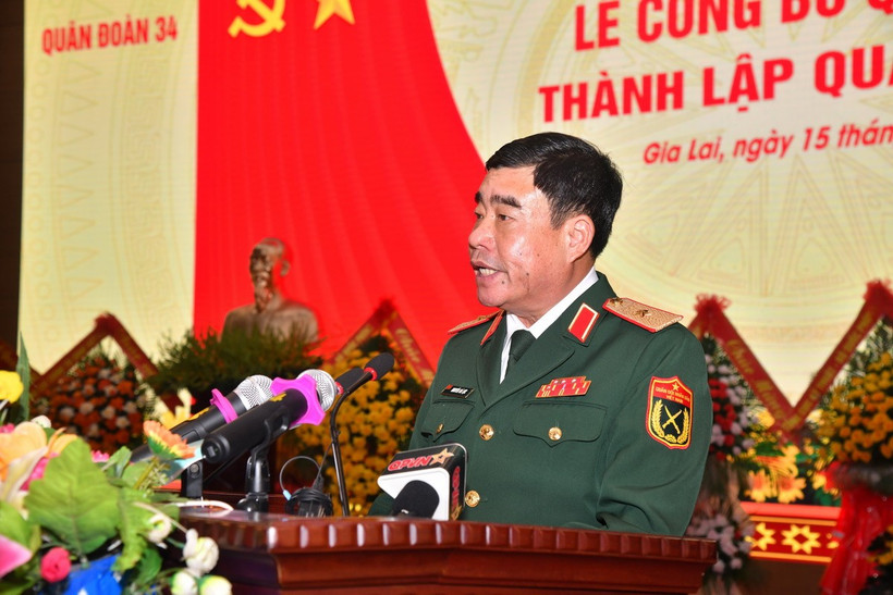 Thiếu tướng Nguyễn Bá Lực, Tư lệnh Quân đoàn 34. (Nguồn: TTXVN)