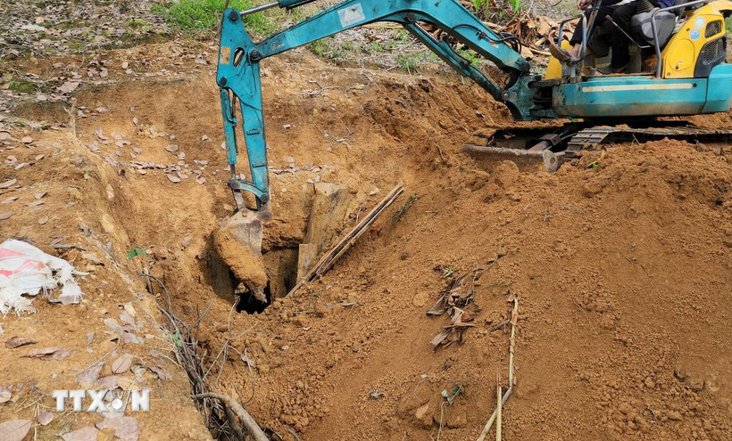 Khai thác khoáng sản. (Ảnh minh họa. Nguồn: TTXVN)