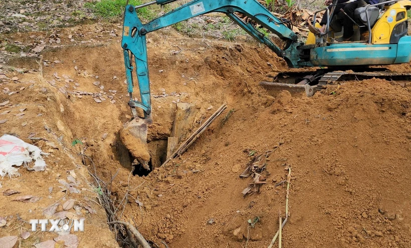 Khai thác khoáng sản. (Ảnh minh họa. Nguồn: TTXVN) Khai thác khoáng sản. (Ảnh minh họa. Nguồn: TTXVN)