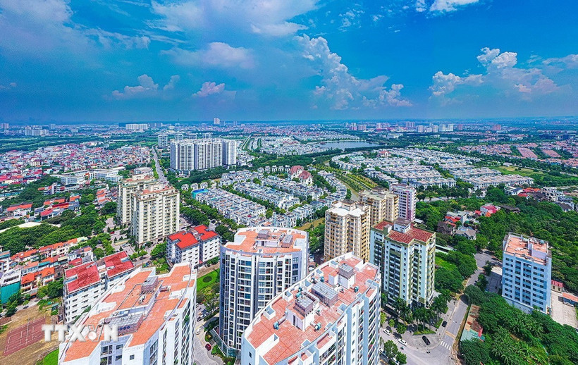 Một góc quận Long Biên, Hà Nội. Ảnh minh họa. (Nguồn: TTXVN)