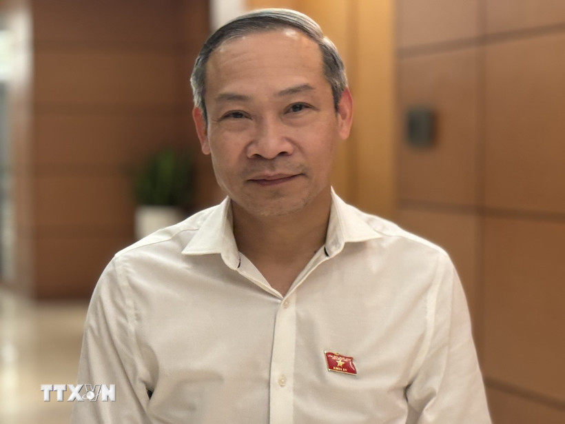 Ông Phan Đức Hiếu, Ủy viên Thường trực Ủy ban Kinh tế của Quốc hội, trả lời phỏng vấn của TTXVN. (Ảnh: Hải Ngọc/TTXVN)