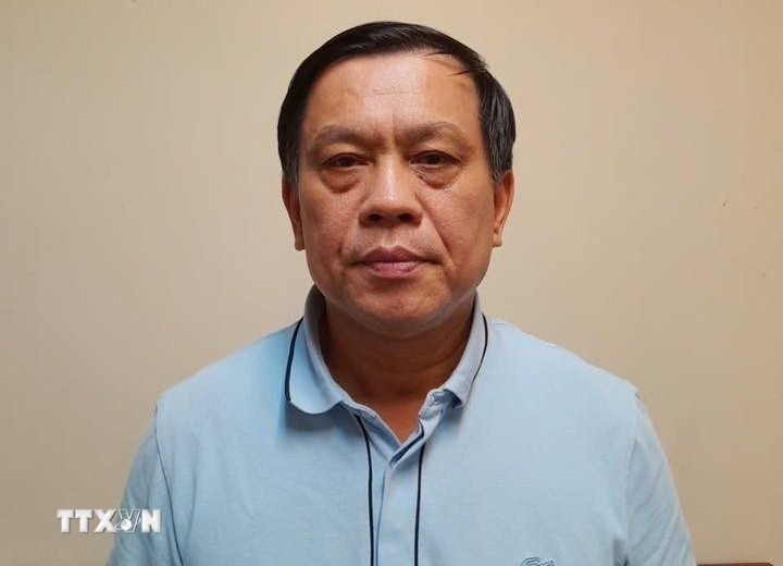 Bị can Nguyễn Bá Hoan, nguyên Thứ trưởng Bộ Lao động-Thương binh và Xã hội. (Ảnh: TTXVN phát)