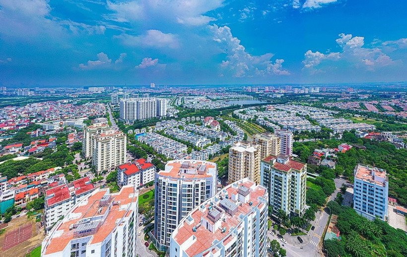 Một góc quận Long Biên. (Nguồn: TTXVN)