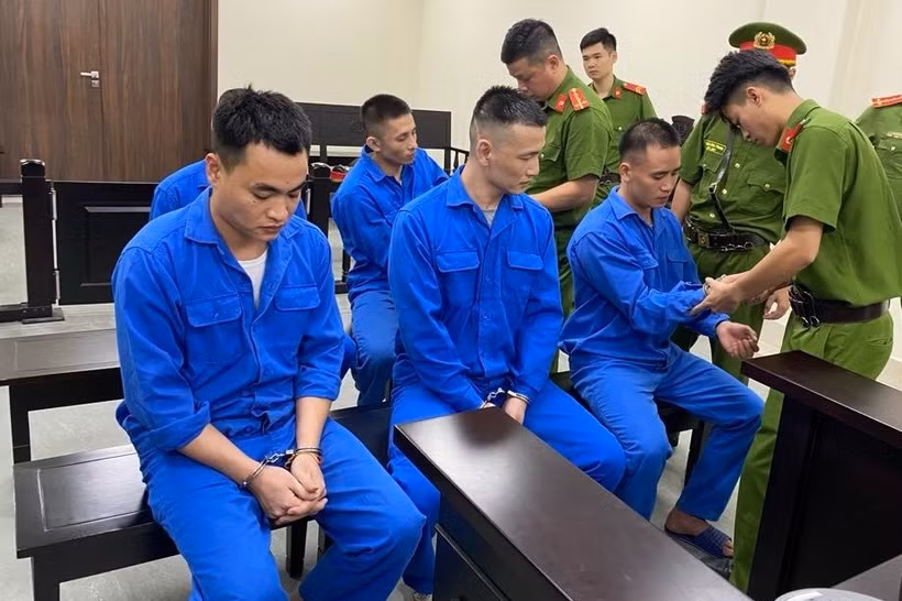 Các bị cáo tại tòa. (Nguồn: VNN)