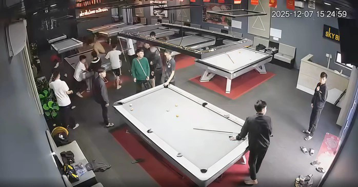 Hiện trường vụ xô xát tại quán bida, khiến nam thanh niên ở Ba Đồn tử vong.