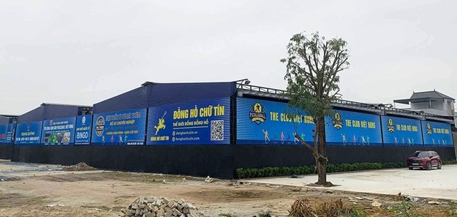 Sân pickleball không phép tại phường Quán Bàu, thành phố Vinh, Nghệ An. (Nguồn: Lao Động)