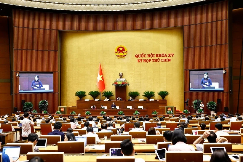 Chủ nhiệm Ủy ban Công tác đại biểu của Quốc hội Nguyễn Thanh Hải phát biểu giải trình, làm rõ một số vấn đề đại biểu Quốc hội nêu. (Ảnh: Doãn Tấn/TTXVN)