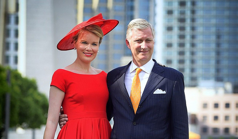 Nhà Vua Vương quốc Bỉ Philippe và Hoàng hậu Mathilde. (Nguồn: The Week)