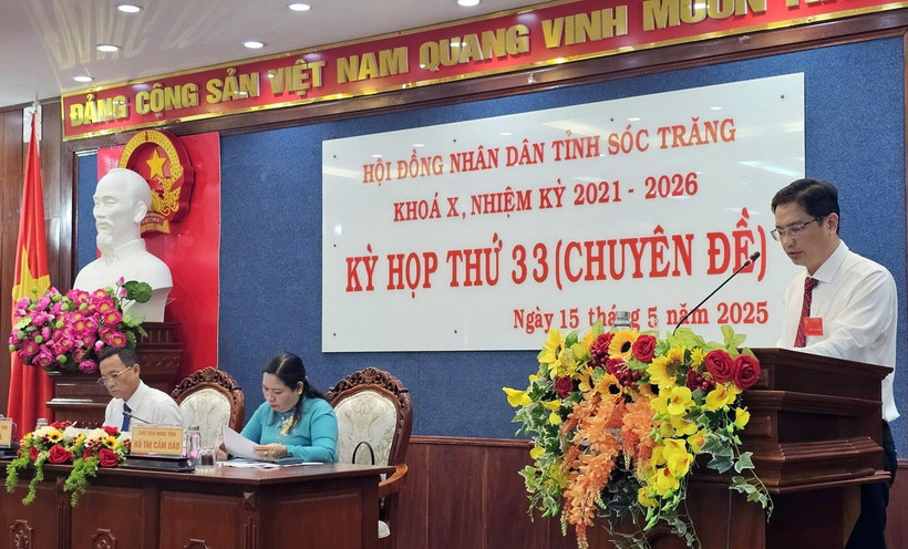 Quang cảnh kỳ họp HĐND tỉnh Sóc Trăng. (Ảnh: Trung Hiếu/TTXVN)