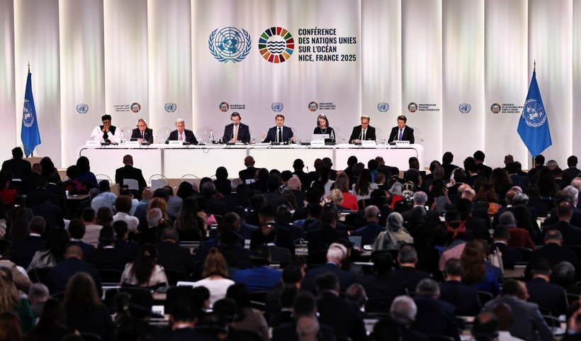 Toàn cảnh Hội nghị cấp cao lần thứ ba của Liên hợp quốc về đại dương (UNOC 3) tại Nice, Pháp, ngày 9/6/2025. (Ảnh: THX/TTXVN)