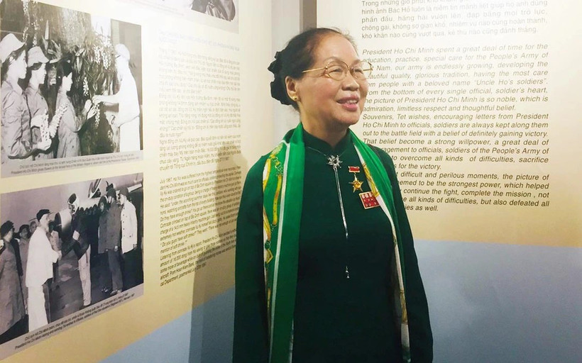 Anh hùng Lực lượng Vũ trang Nhân dân Trương Thị Khuê.