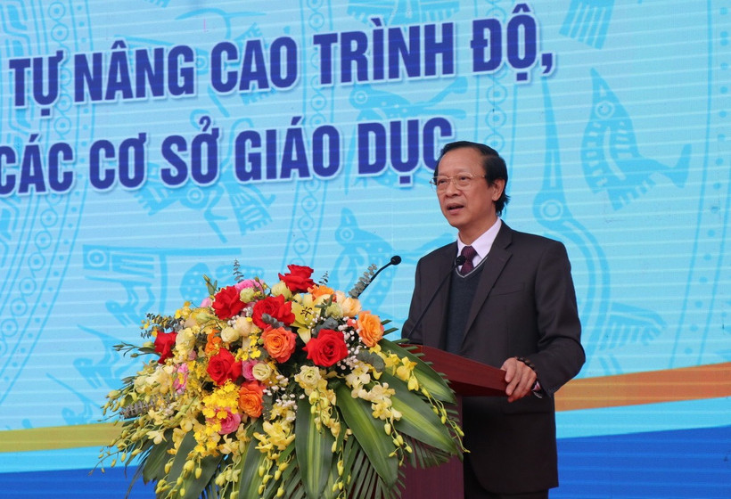 Thứ trưởng Bộ Giáo dục và Đào tạo Phạm Ngọc Thưởng. (Ảnh: Thanh Thương/TTXVN)