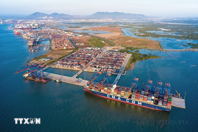 Cảng Quốc tế Gemalink. (Ảnh: TTXVN phát)