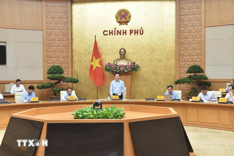 Phó Thủ tướng Mai Văn Chính chủ trì cuộc họp Ban Chỉ đạo Nhà nước về du lịch. (Ảnh: TTXVN phát)