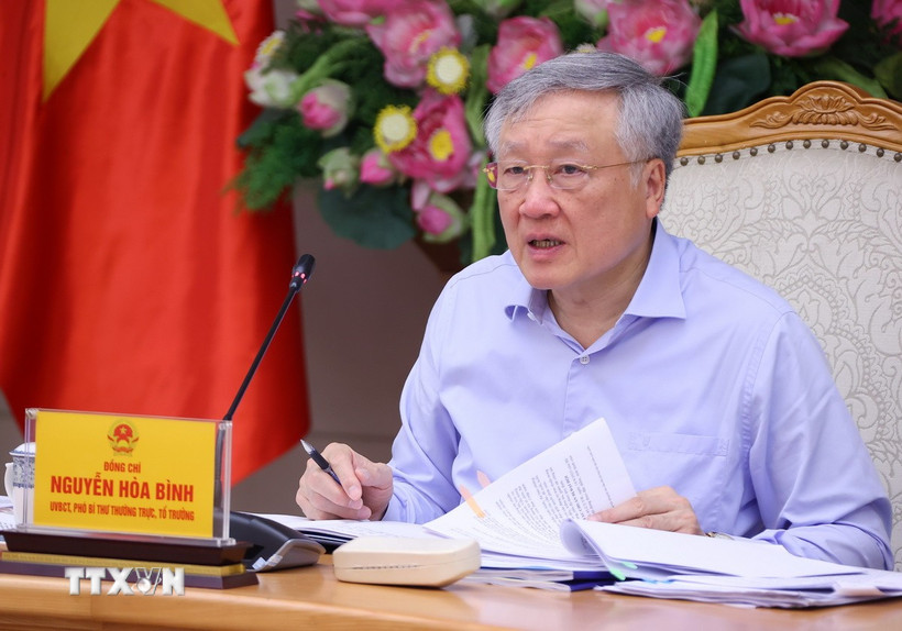 Phó Thủ tướng Thường trực Nguyễn Hòa Bình. (Ảnh: Văn Điệp/TTXVN)