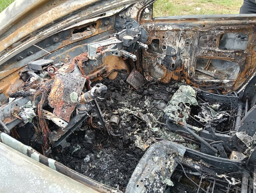 Hiện trường vụ việc. (Ảnh: TTXVN phát)