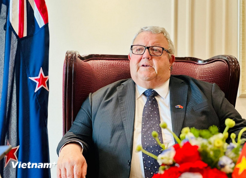 Chủ tịch Quốc hội New Zealand Gerry Brownlee. (Ảnh: Việt Đức/Vietnam+)