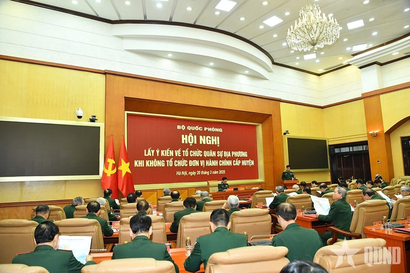 Quang cảnh hội nghị. (Nguồn: Quân đội Nhân dân)